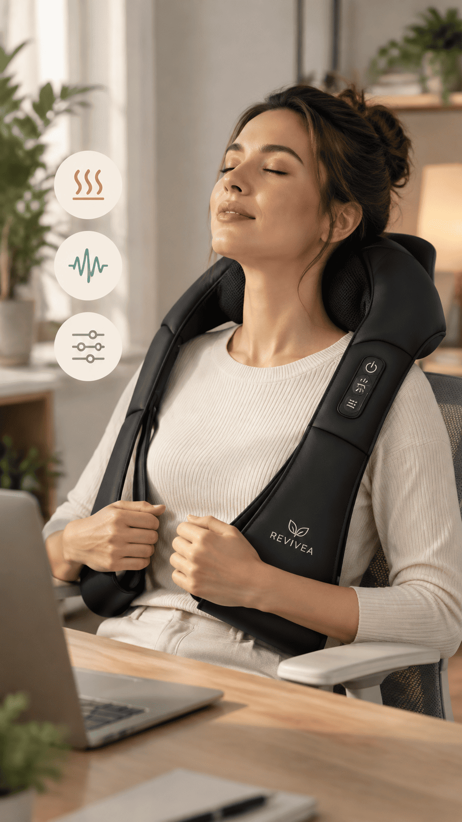 REVIVEA™ Shiatsu Neck & Shoulder Massager