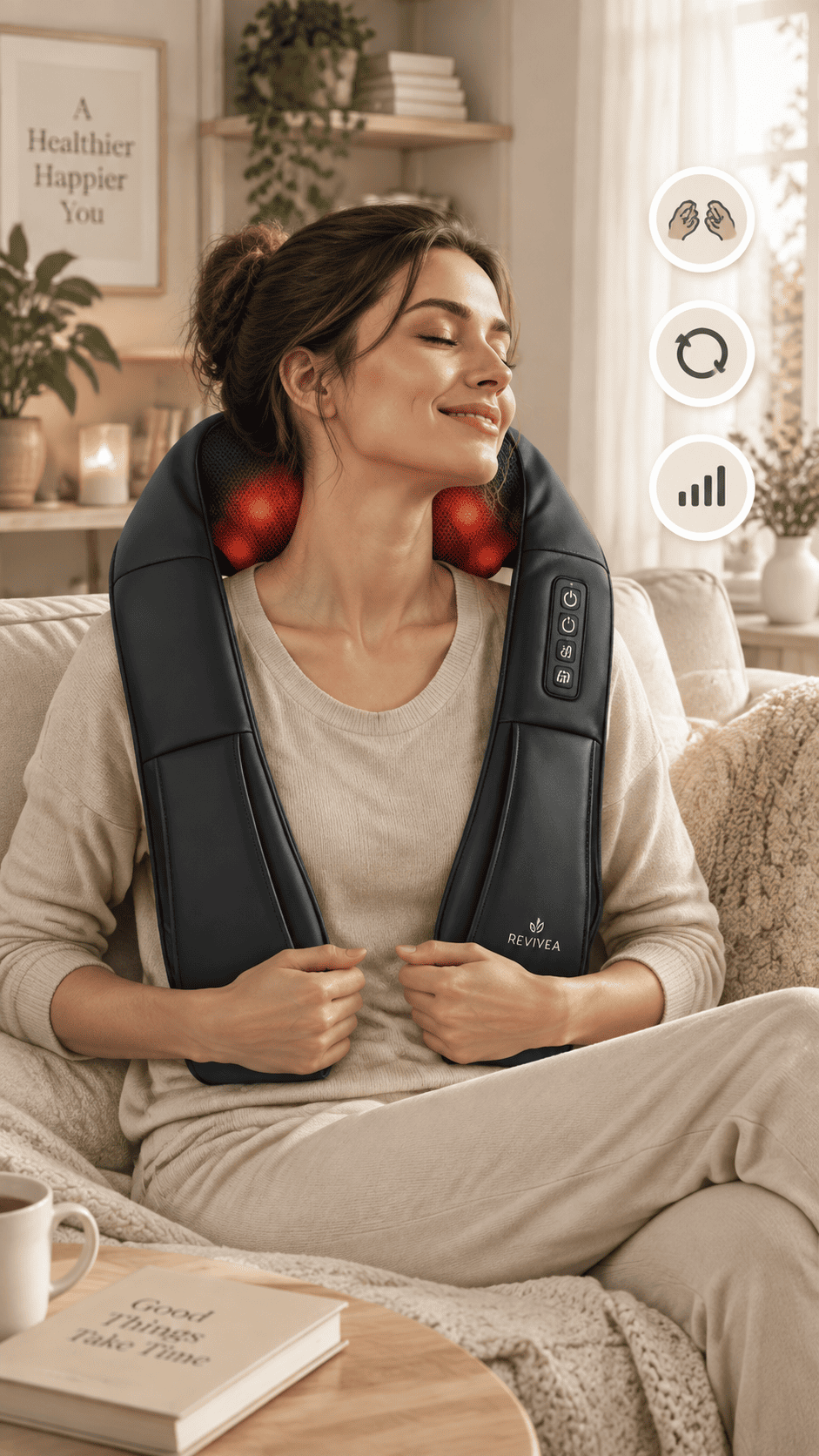 REVIVEA™ Shiatsu Neck & Shoulder Massager