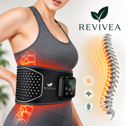 Revivea™ Smart Lumbar Massage Belt – Pro Recovery & Pain Relief