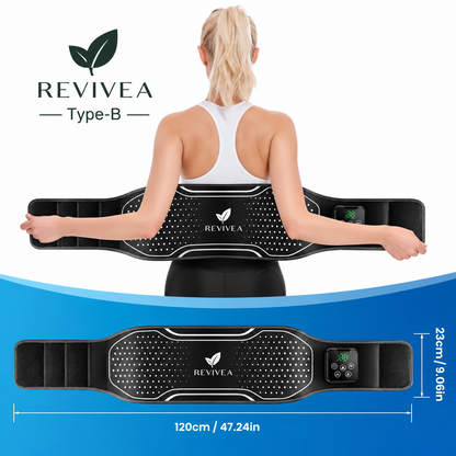 Revivea™ Smart Lumbar Massage Belt – Pro Recovery & Pain Relief