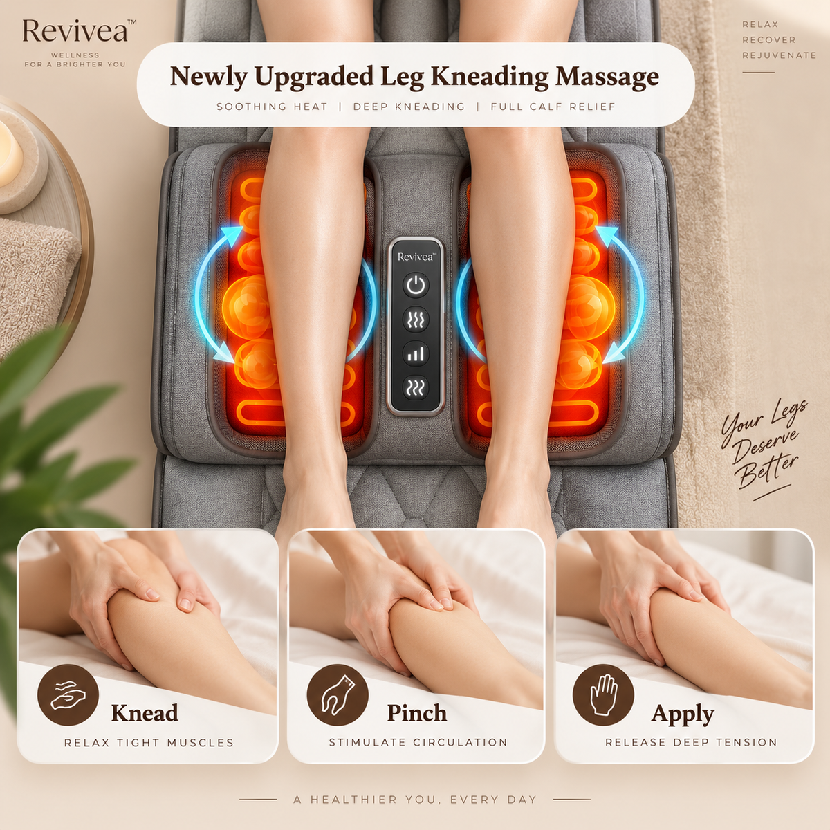 Revivea™ 5-in-1 Full Body Smart Massage Mat